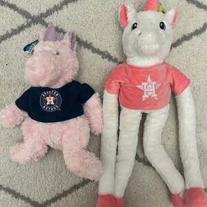 Houston Astros MLB Stuffed Unicorns